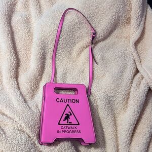 Pink Caution Catwalk Crossbody Bag